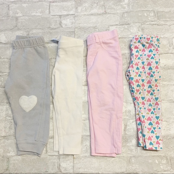 Carter's Other - Carters girls leggings pants bundle sz 18M